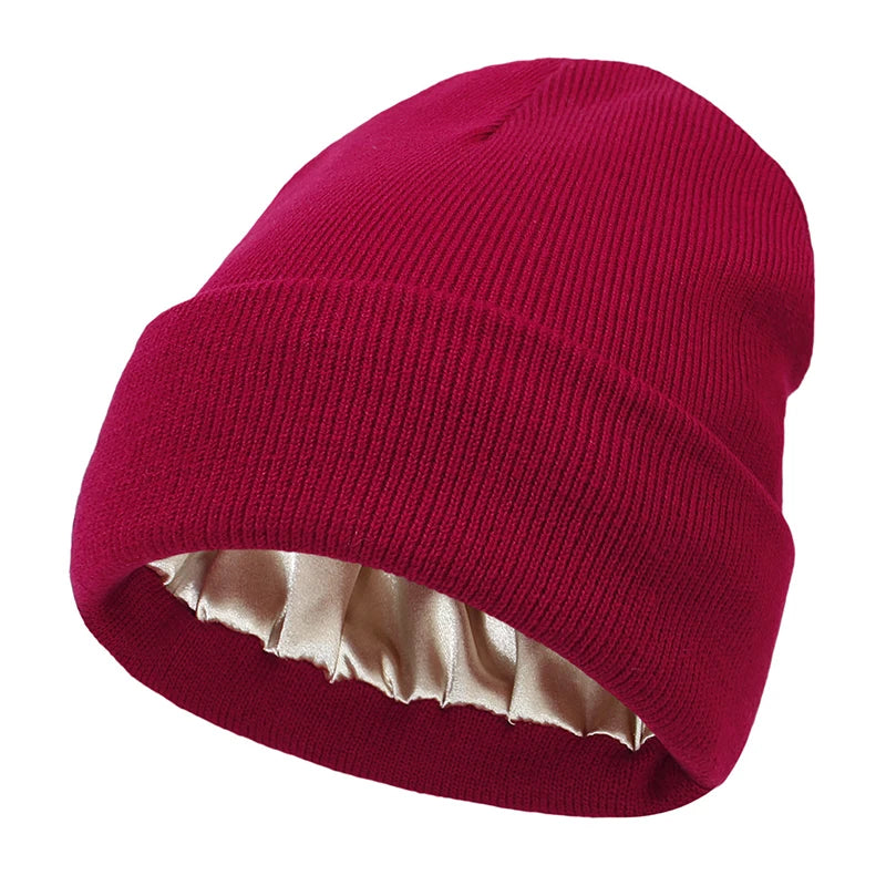 Satin Lined Winter Beanie